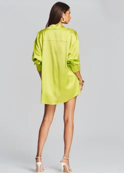 Retrofete Bec Silk Top Neon Yellow Cheap