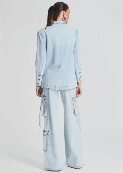 Retrofete Beckett Denim Blazer Skylight Online