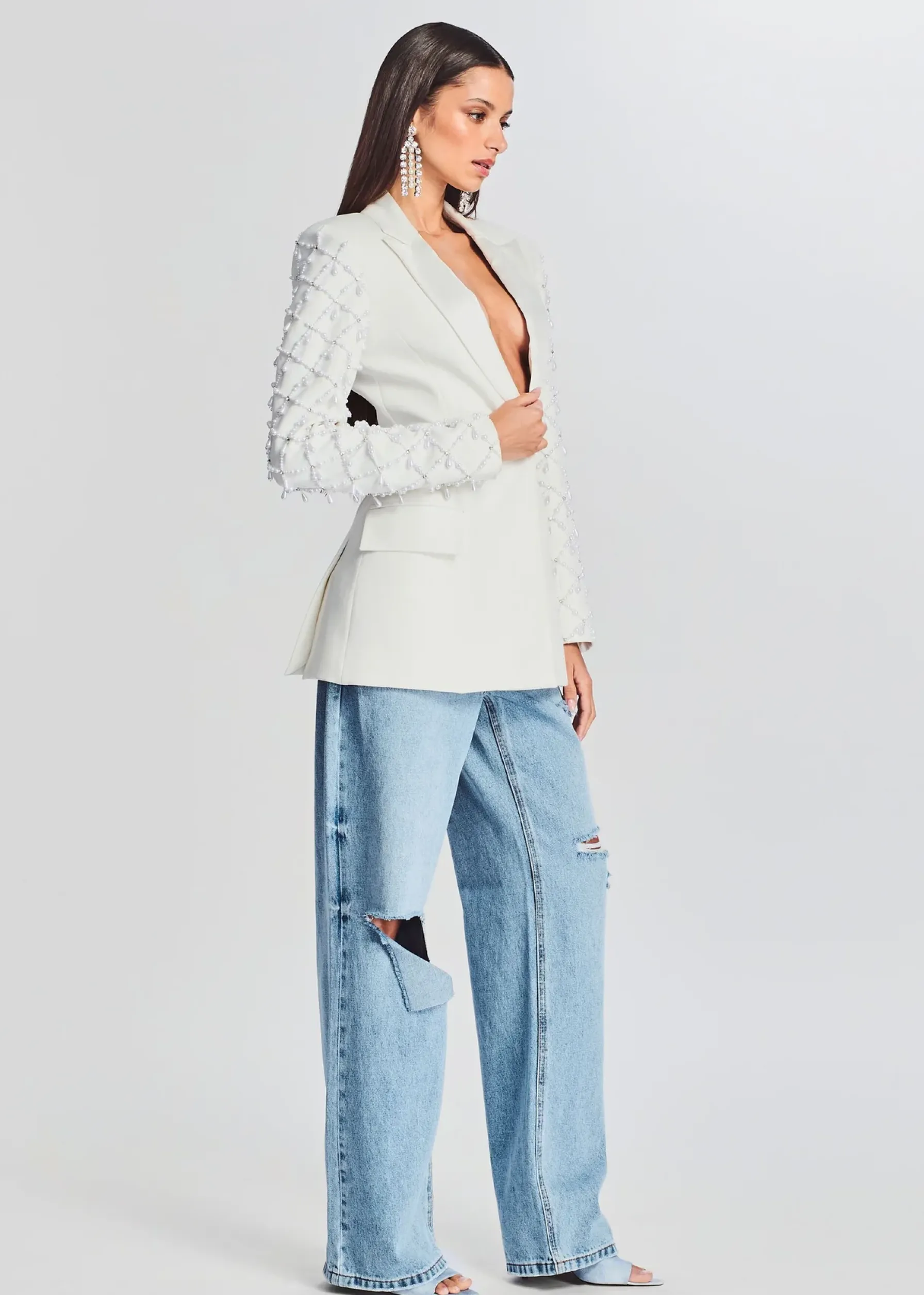 Retrofete Bentley Blazer White Fashion