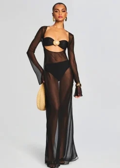 Retrofete Blanca Maxi Dress Black Best