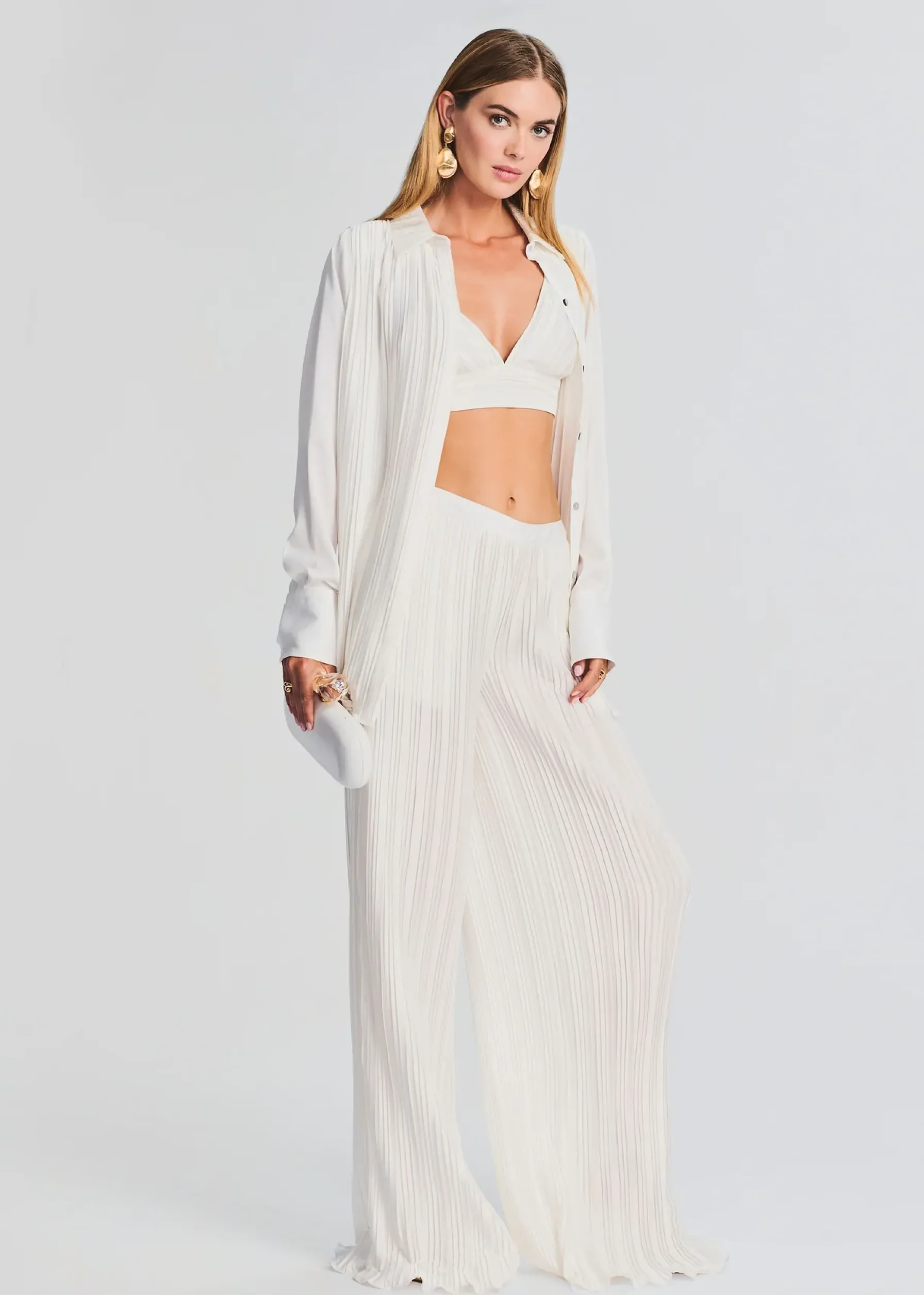 Retrofete Bree Bralette White Flash Sale