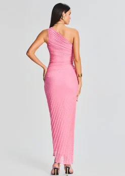 Retrofete Bree Maxi Dress Pink New