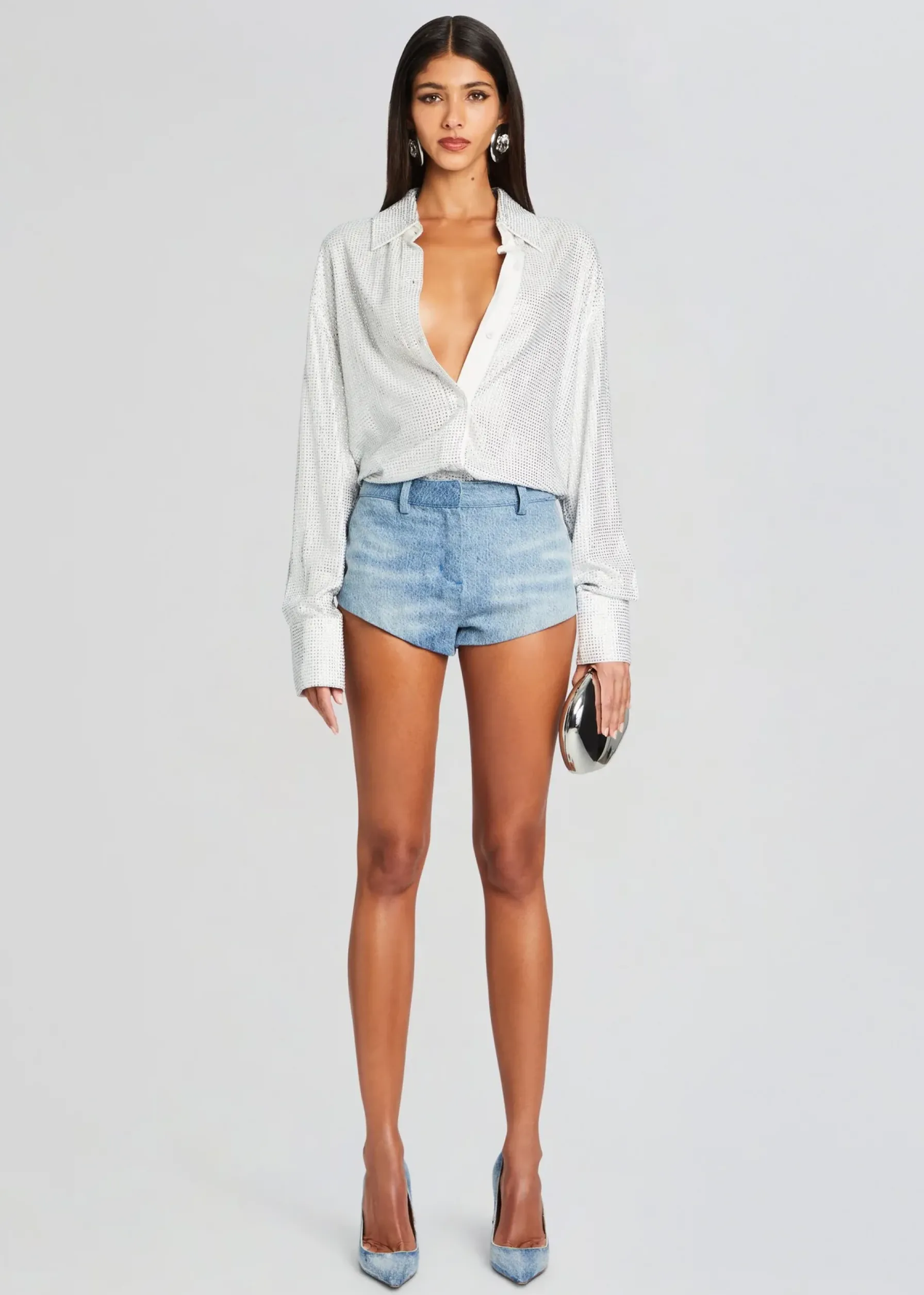 Retrofete Brianna Denim Short Vintage Oasis Online