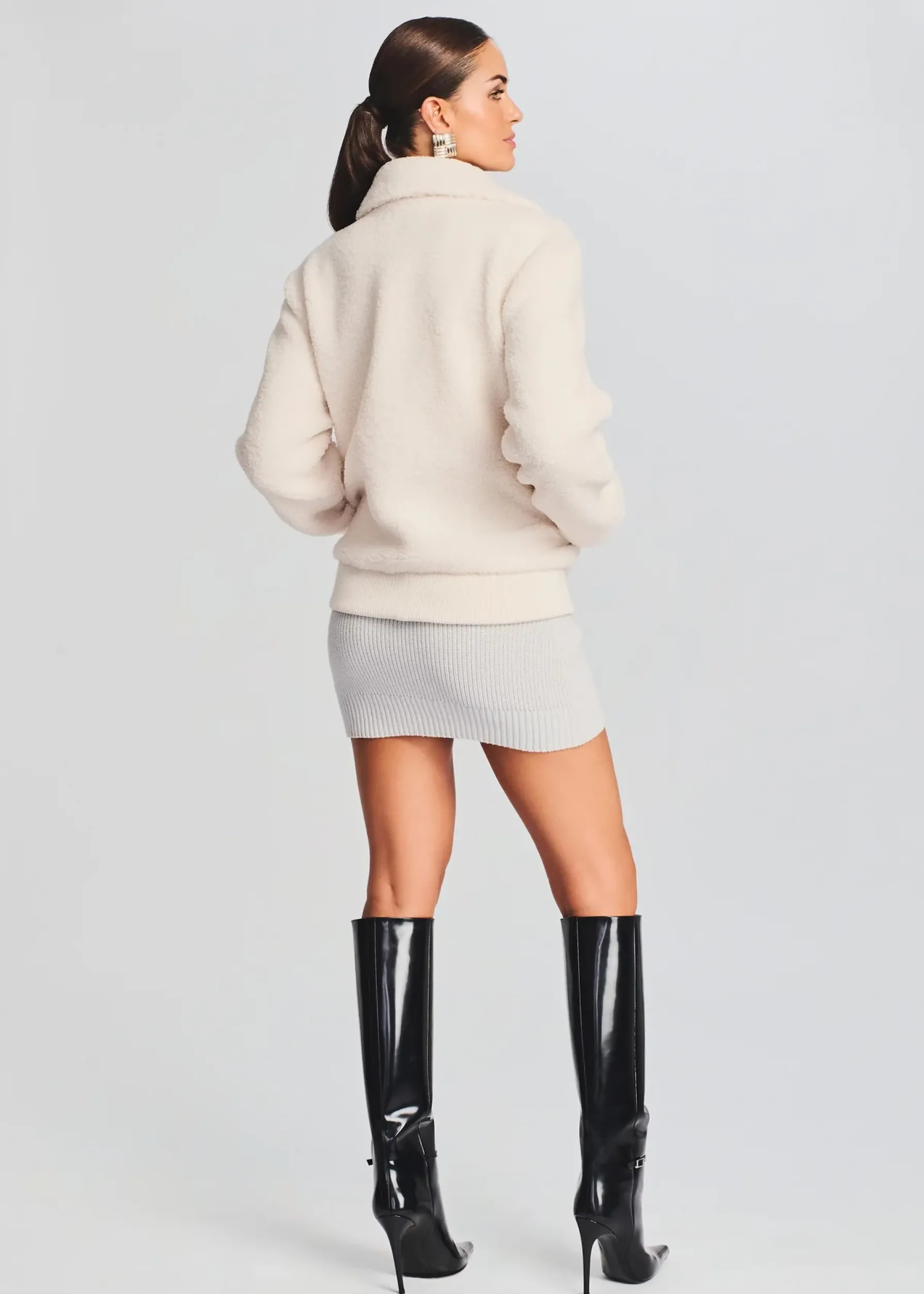 Retrofete Caleb Teddy Jacket Cream Fashion