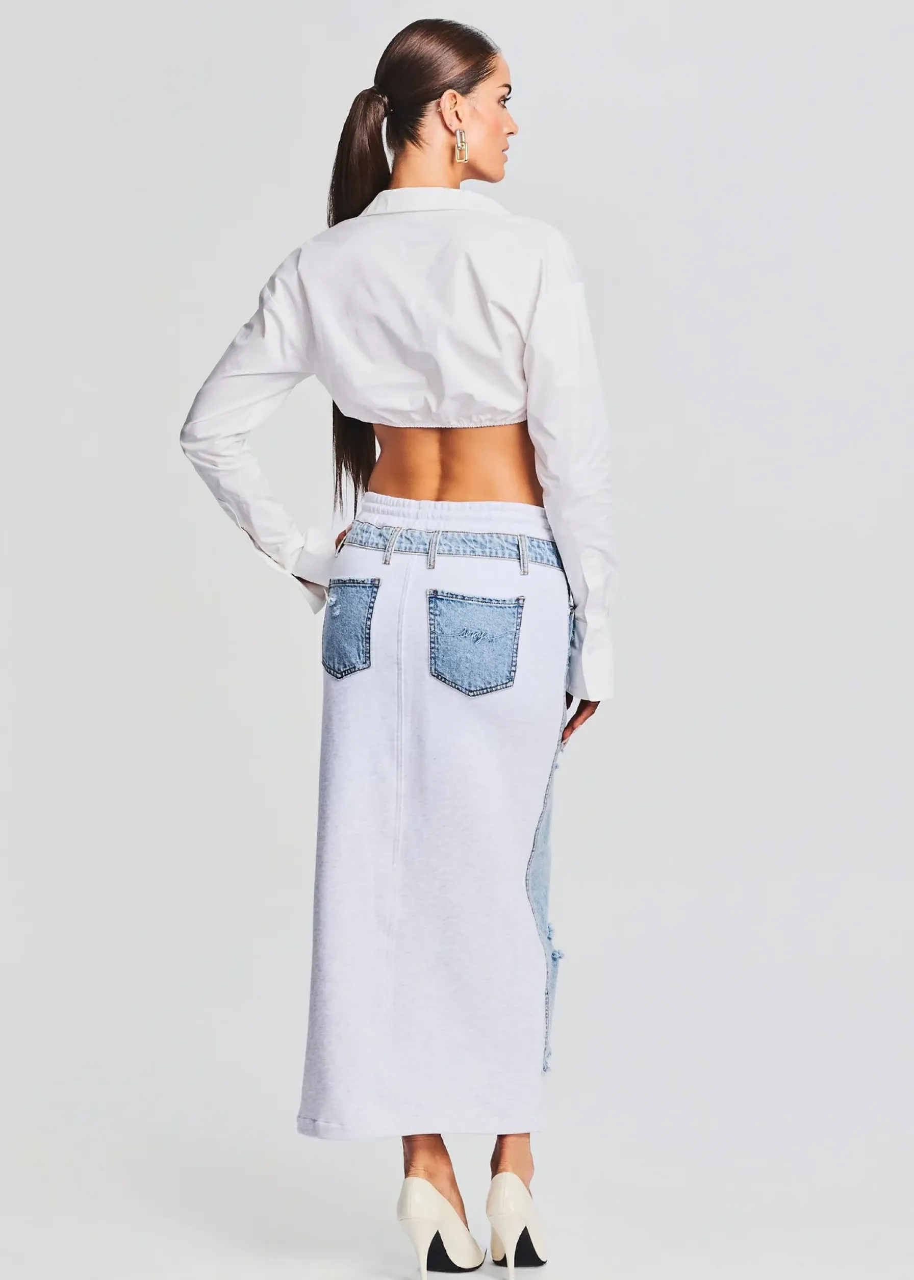 Retrofete Calla Maxi Skirt Tidal Shop