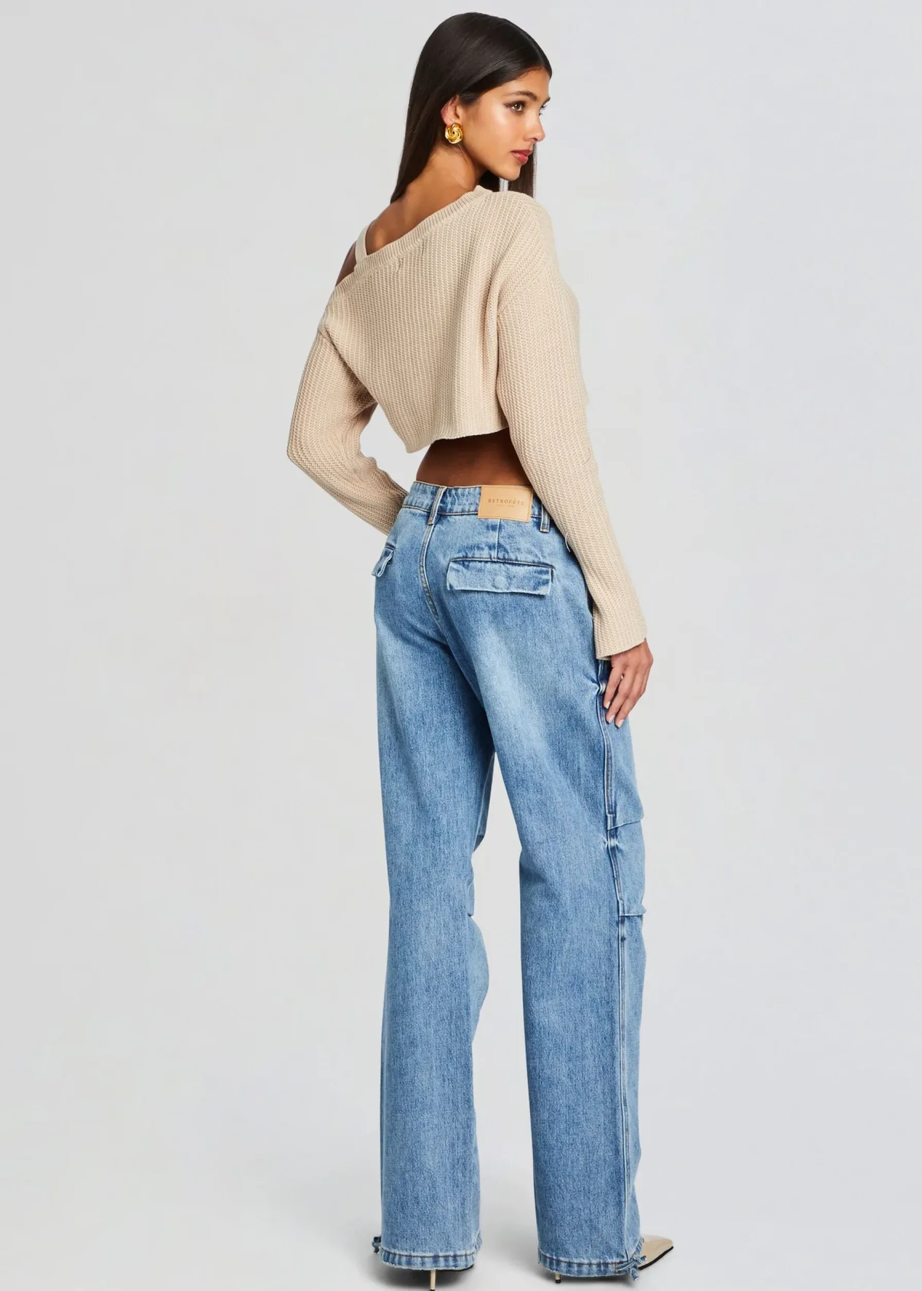 Retrofete Casey Denim Pant Oasis Flash Sale