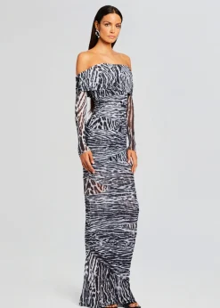 Retrofete Chanda Gown Grey Ocelot Online