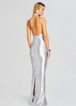 Retrofete Charity Dress Silver Discount
