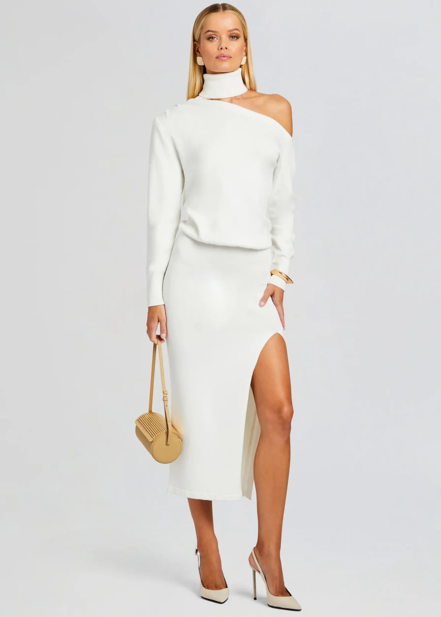 Retrofete Charlotte Dress White Cheap