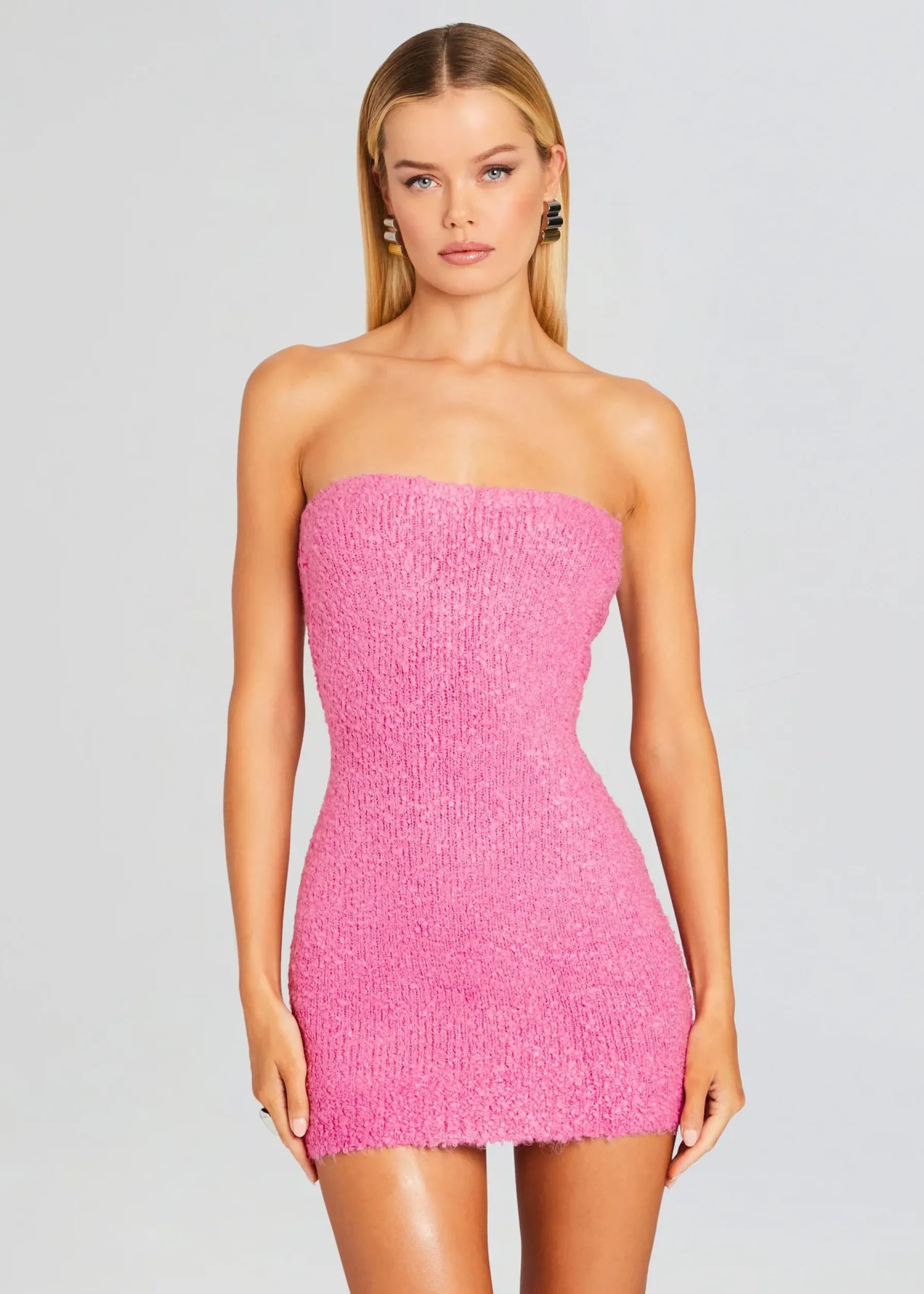 Retrofete Chelsey Boucle Dress Malibu Pink Discount