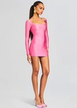 Retrofete Chiara Lycra Mini Dress Rose Blossom Cheap