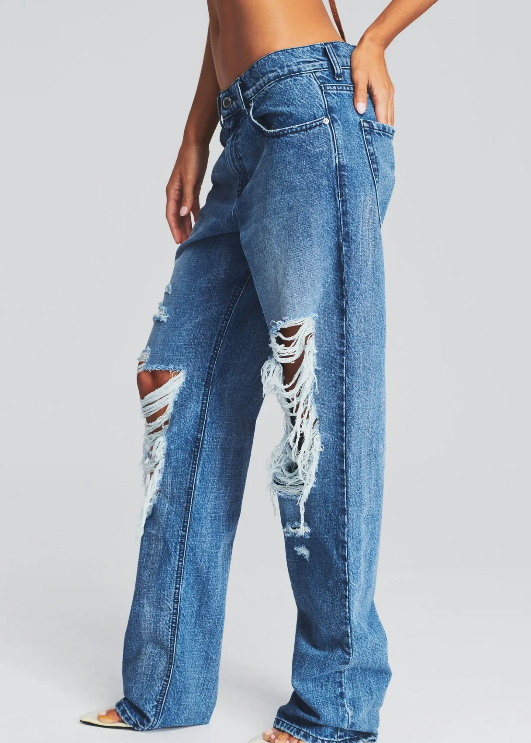Retrofete Chris Low Rise Jean Sea Clearance