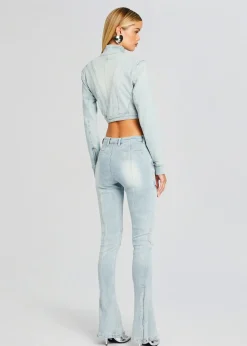 Retrofete Chrissy Denim Jacket Skylight Fashion