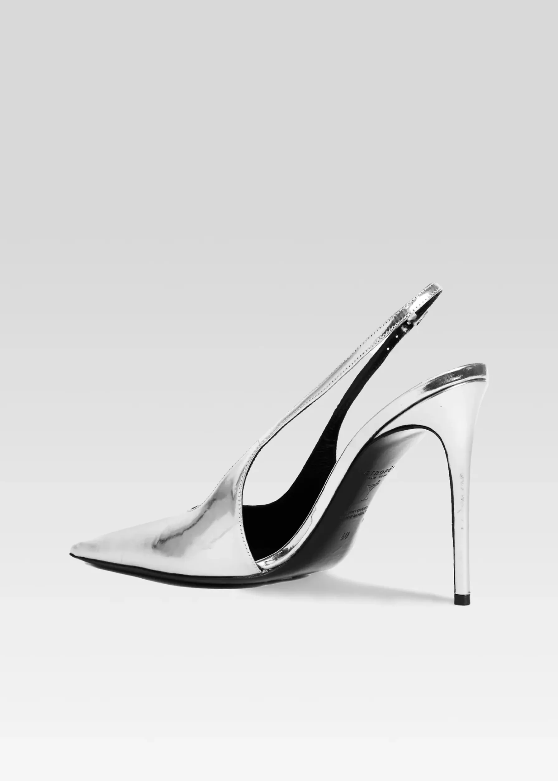 Retrofete Cindy Slingback Heel Silver Outlet