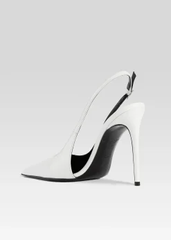 Retrofete Cindy Slingback Heel White Cheap