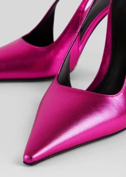 Retrofete Cindy Slingback Heel Metallic Pink Cheap