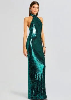Retrofete Cora Sequin Dress Aquamarine Clearance