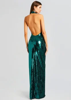 Retrofete Cora Sequin Dress Aquamarine Sale