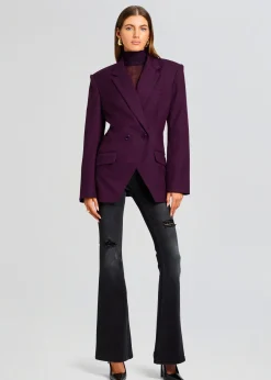 Retrofete Cosmo Blazer Eggplant Best Sale