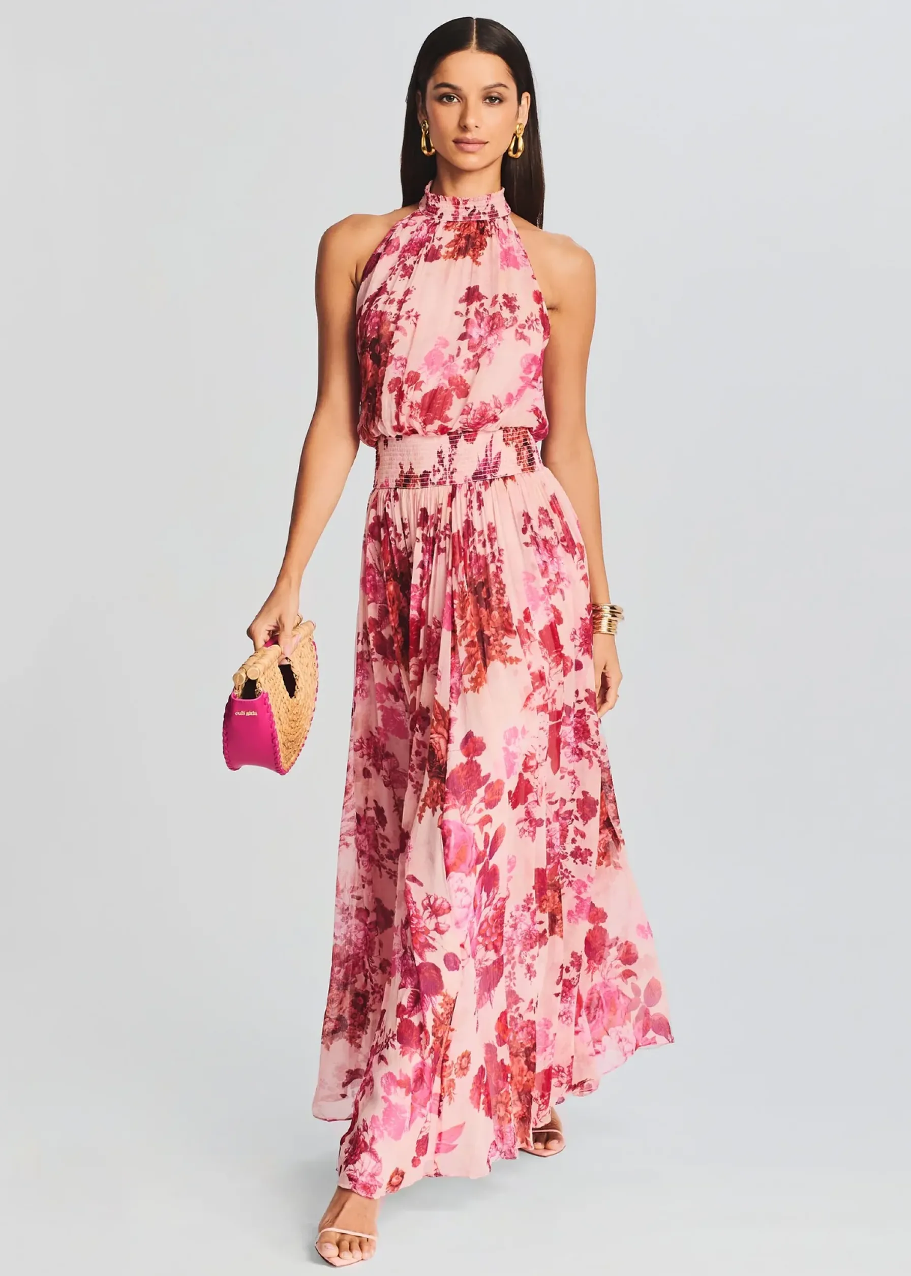 Retrofete Dali Long Dress Multi Outlet