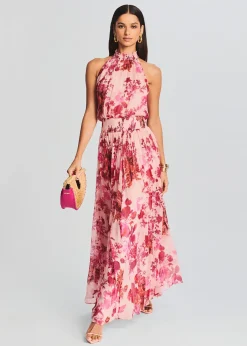 Retrofete Dali Long Dress Multi Hot