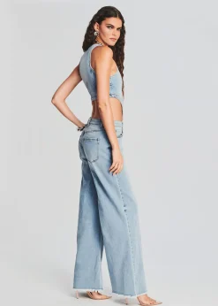Retrofete Dallas Denim Jumpsuit Coastline New