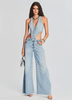 Retrofete Dallas Denim Jumpsuit Coastline New
