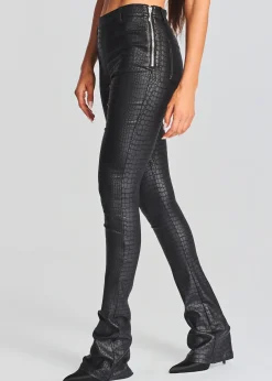 Retrofete Danica Coated Denim Pant Gator Fashion