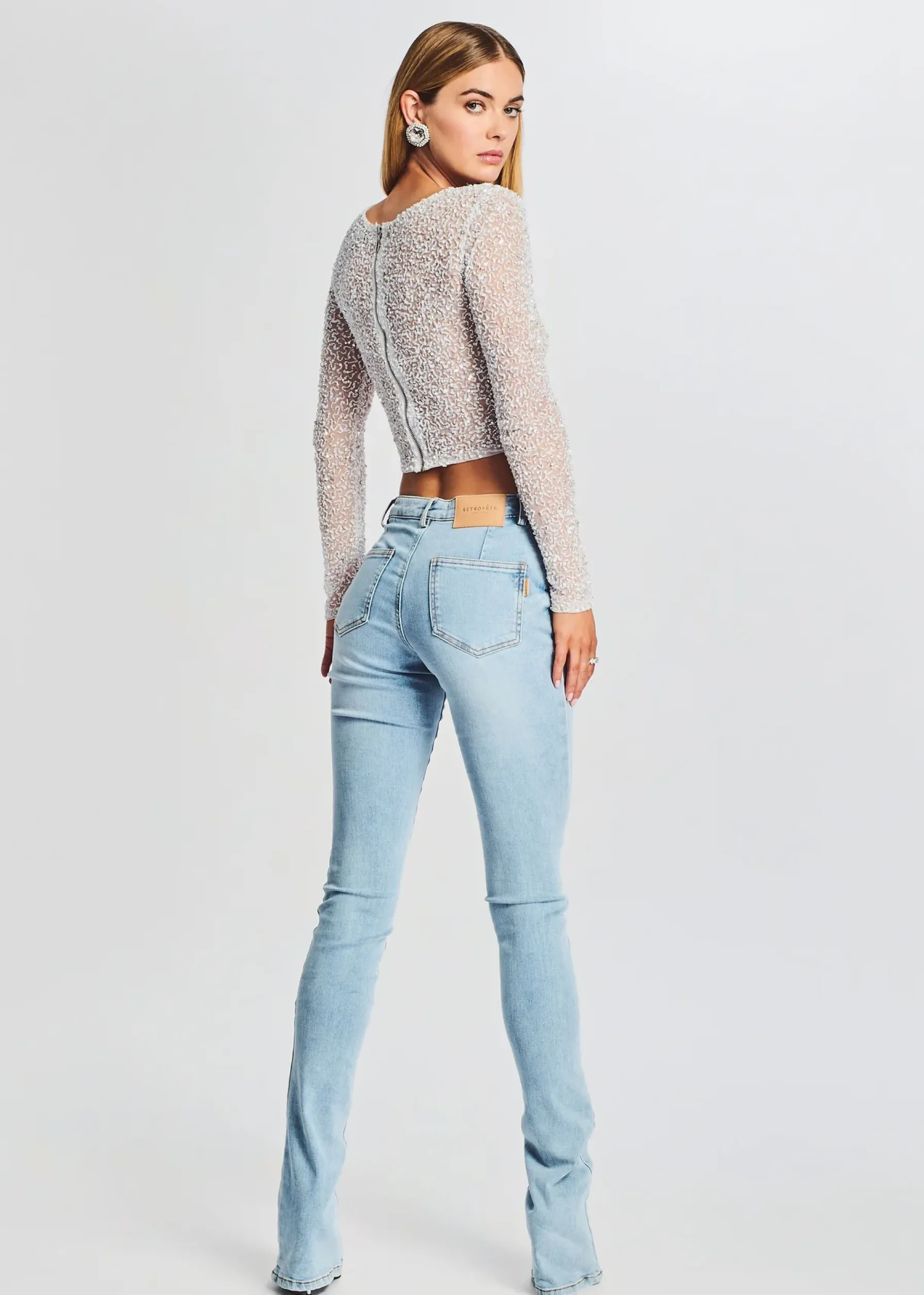 Retrofete Danica Pant Vintage Celeste Hot
