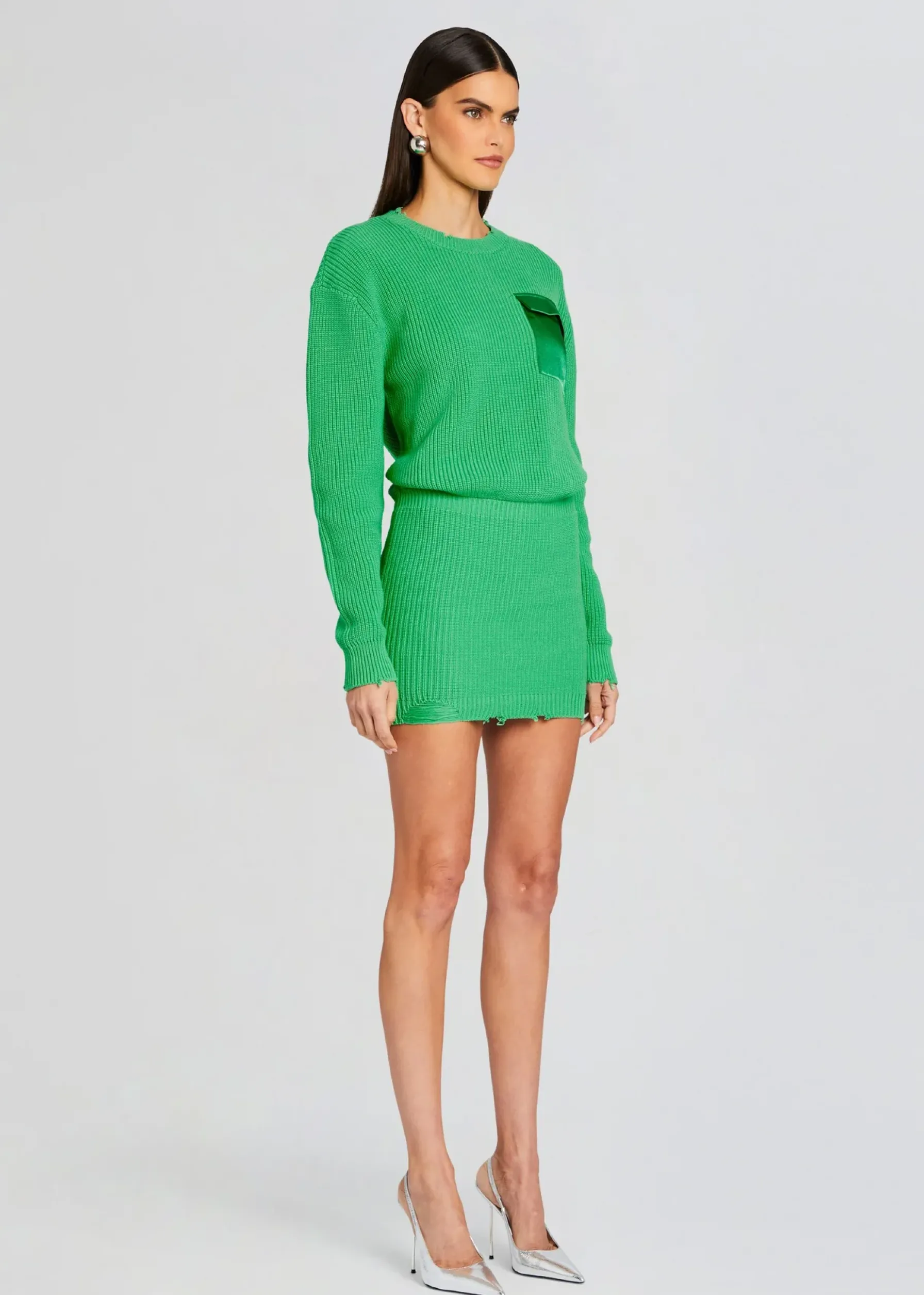 Retrofete Daniella Sweater Dress Pistachio Discount