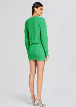 Retrofete Daniella Sweater Dress Pistachio Discount