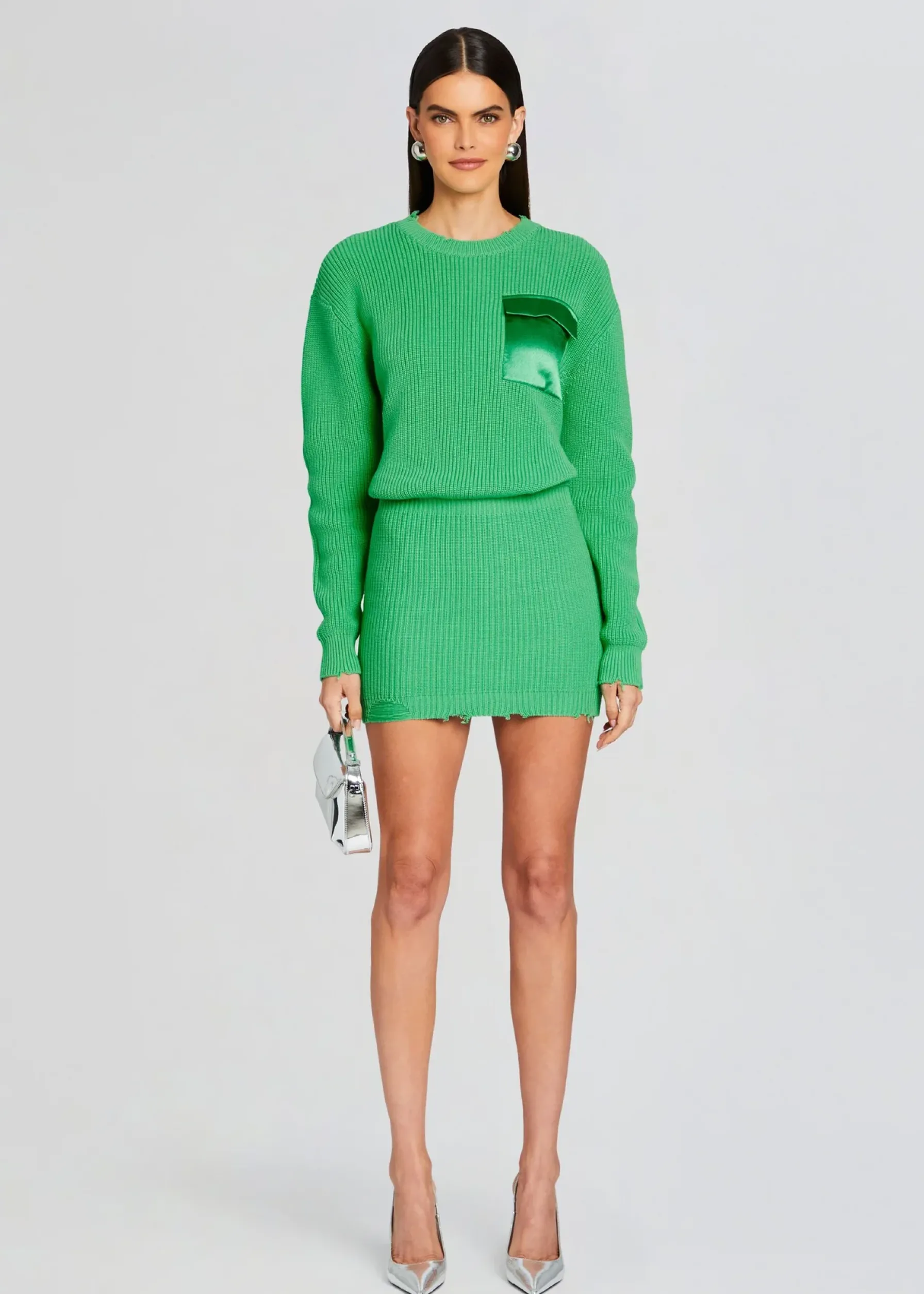 Retrofete Daniella Sweater Dress Pistachio Discount