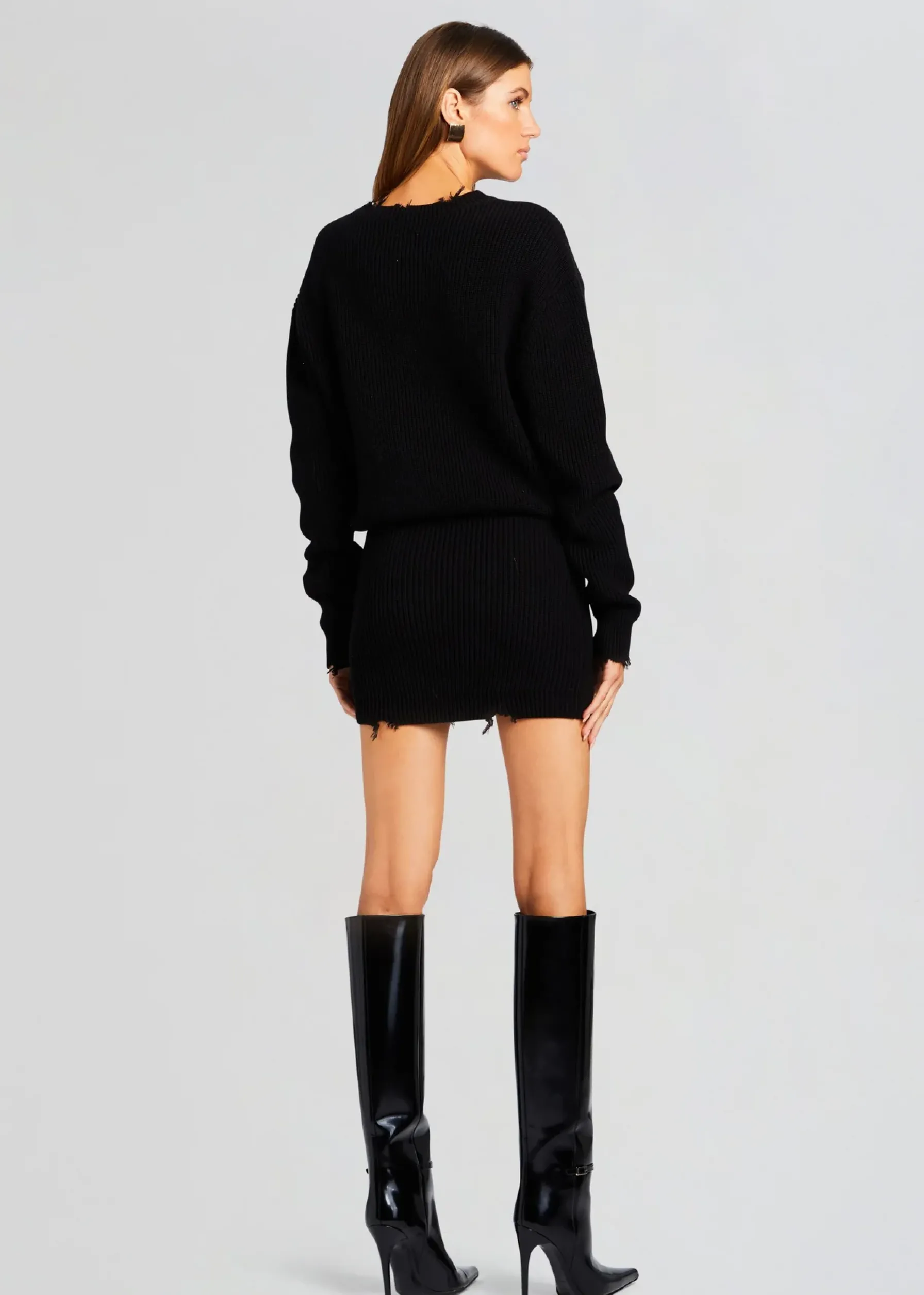 Retrofete Daniella Sweater Dress Black Best Sale