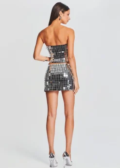 Retrofete Daniella Top Black/Silver Outlet
