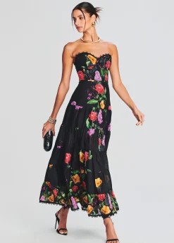 Retrofete Danny Long Dress Black Bonita Flash Sale