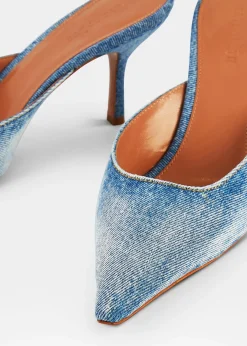 Retrofete Daphne Mule Denim Online