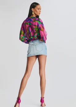 Retrofete Darlinda Mini Skirt Celeste Discount