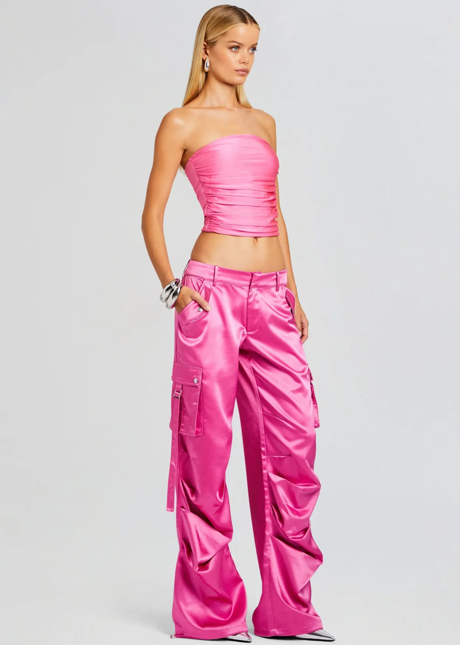 Retrofete Debbi Strapless Top Malibu Pink Cheap