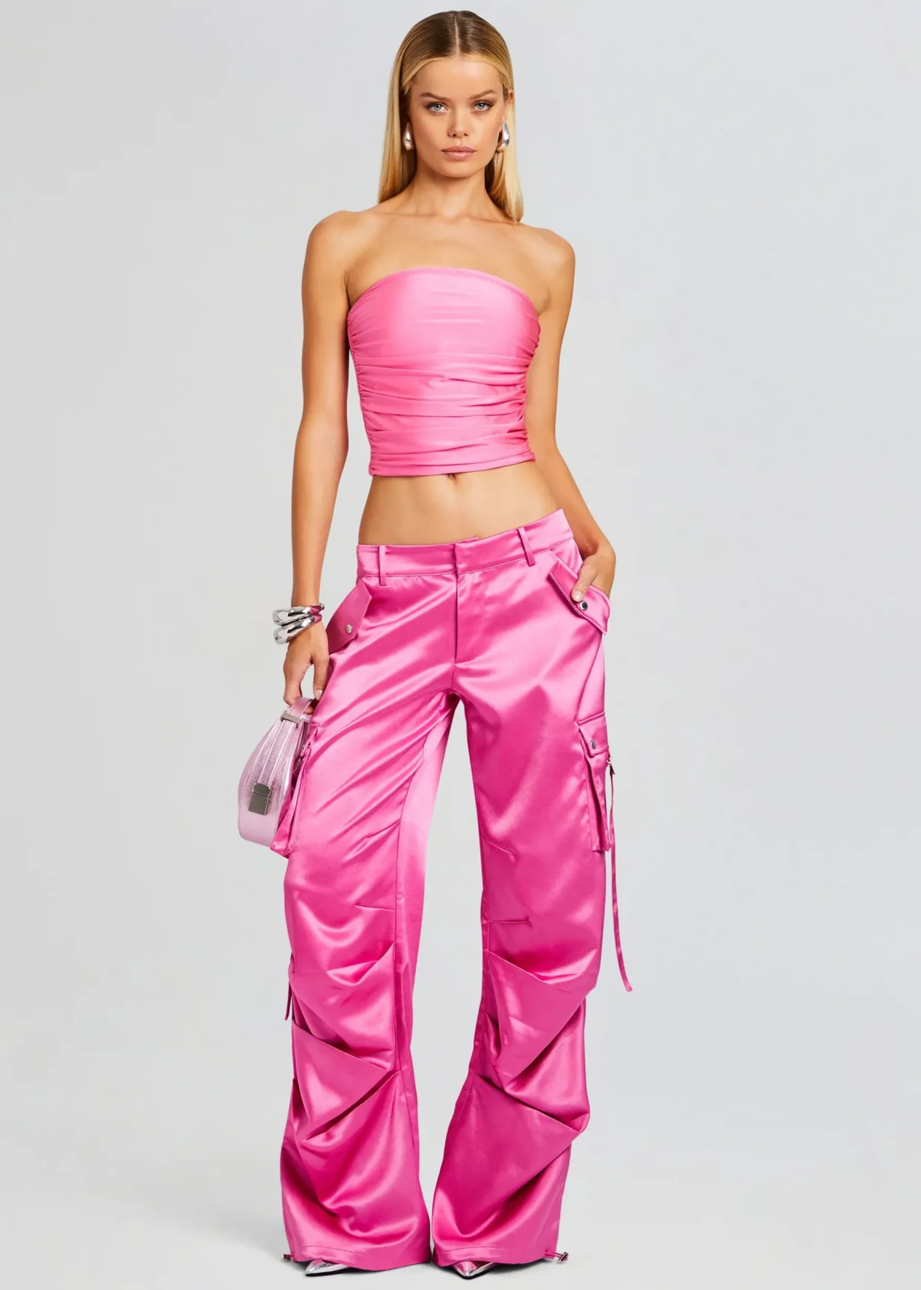 Retrofete Debbi Strapless Top Malibu Pink Cheap