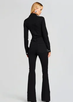 Retrofete Deedee Denim Jumpsuit Stone Black Online
