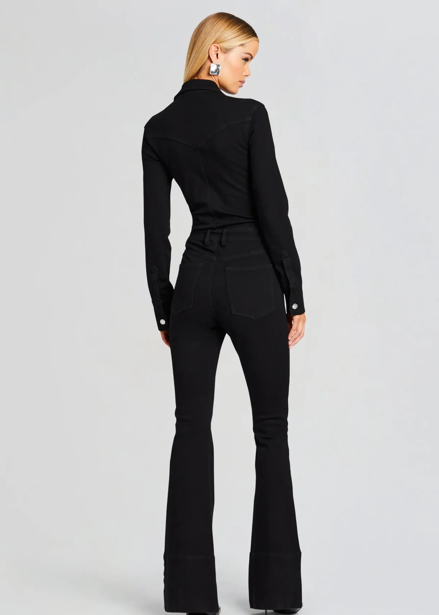 Retrofete Deedee Denim Jumpsuit Stone Black Online