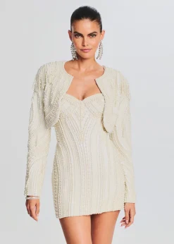 Retrofete Deema Pearl Dress Ivory Best Sale