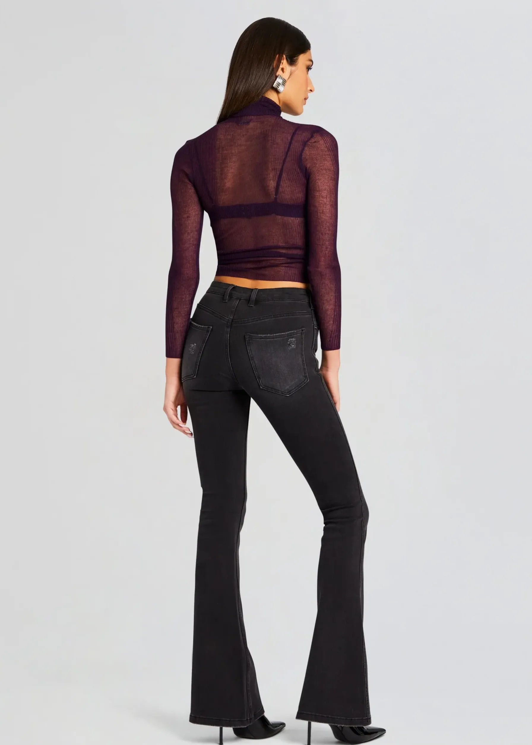 Retrofete Demi Mid Rise Jean Midnight Terry New