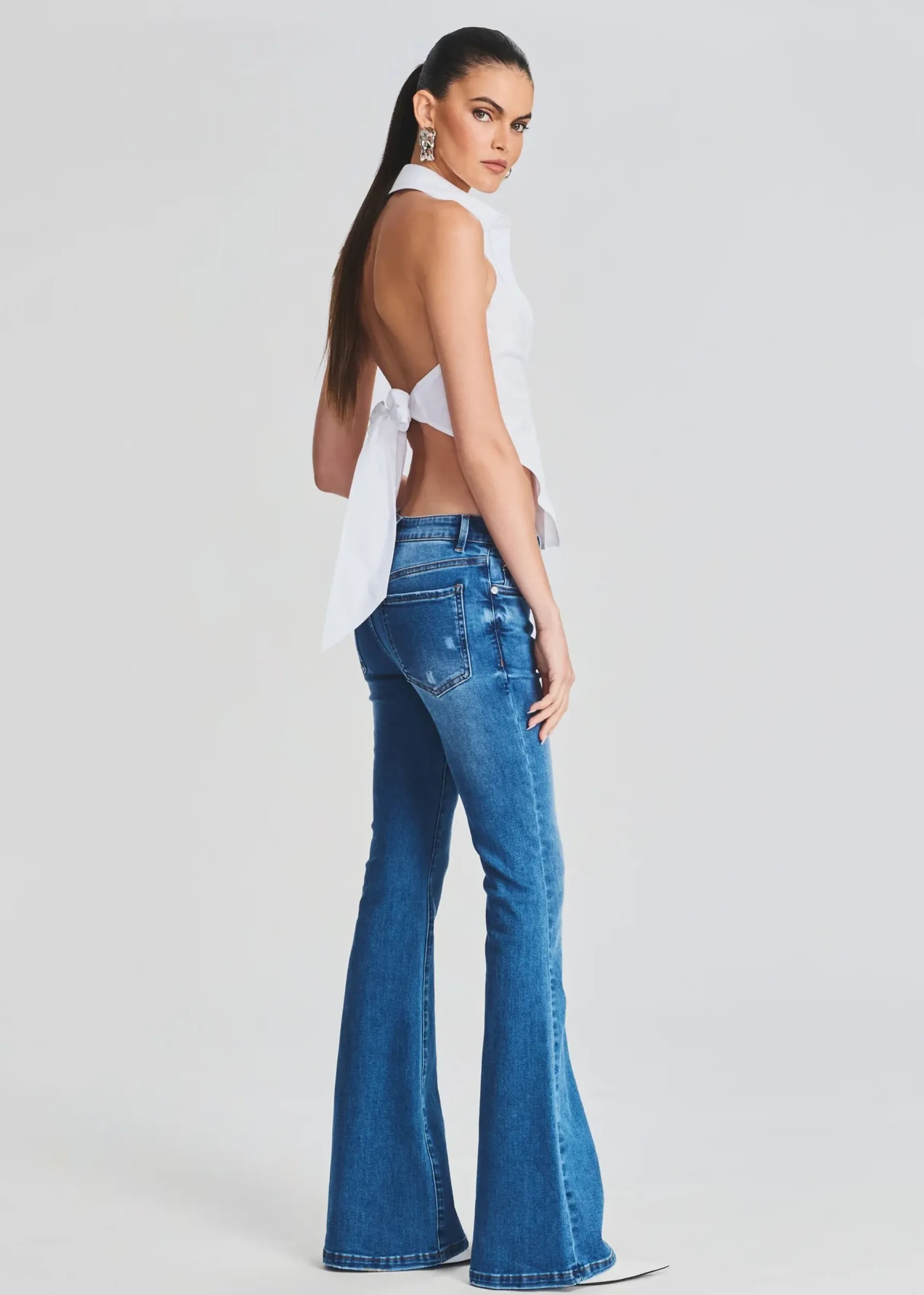 Retrofete Demi Mid Rise Jean Bayside Cheap