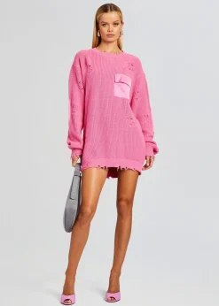 Retrofete Devin Sweater Malibu Pink Flash Sale