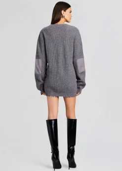Retrofete Devin Wool Sweater Wool Pewter Cheap