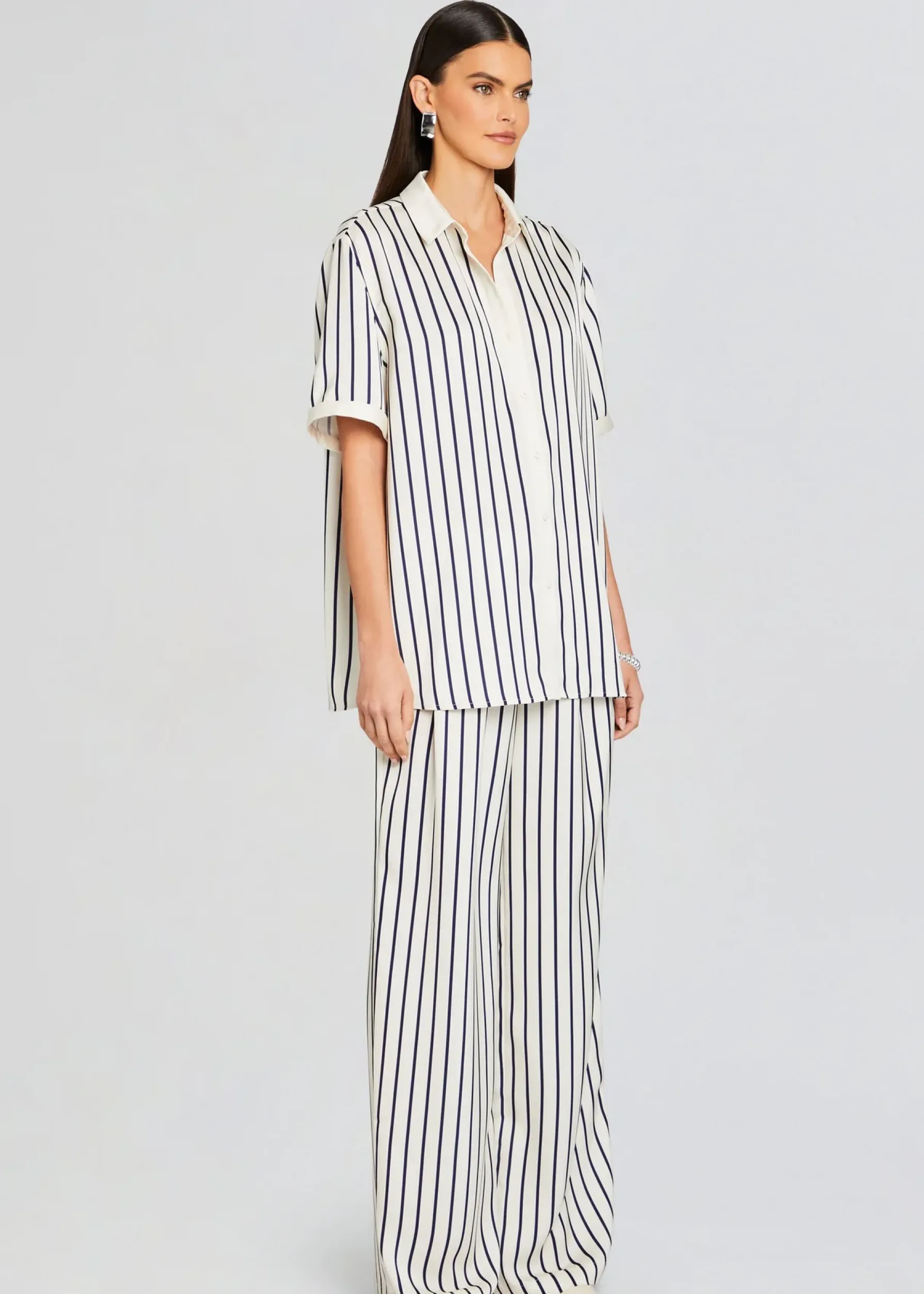 Retrofete Dixon Pant Navy/ Ivory Stripe Hot