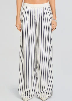 Retrofete Dixon Pant Navy/ Ivory Stripe Flash Sale