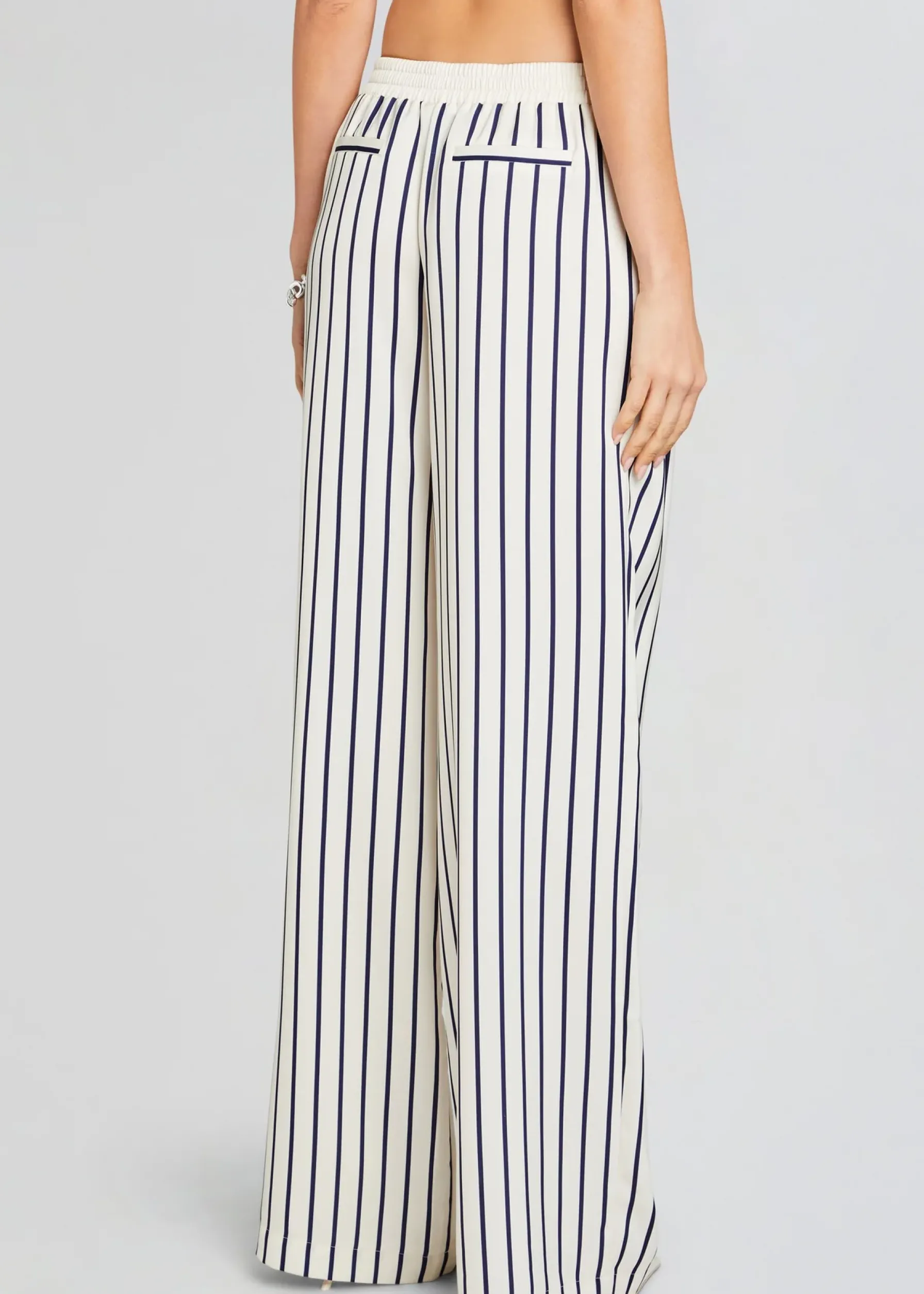 Retrofete Dixon Pant Navy/ Ivory Stripe Flash Sale