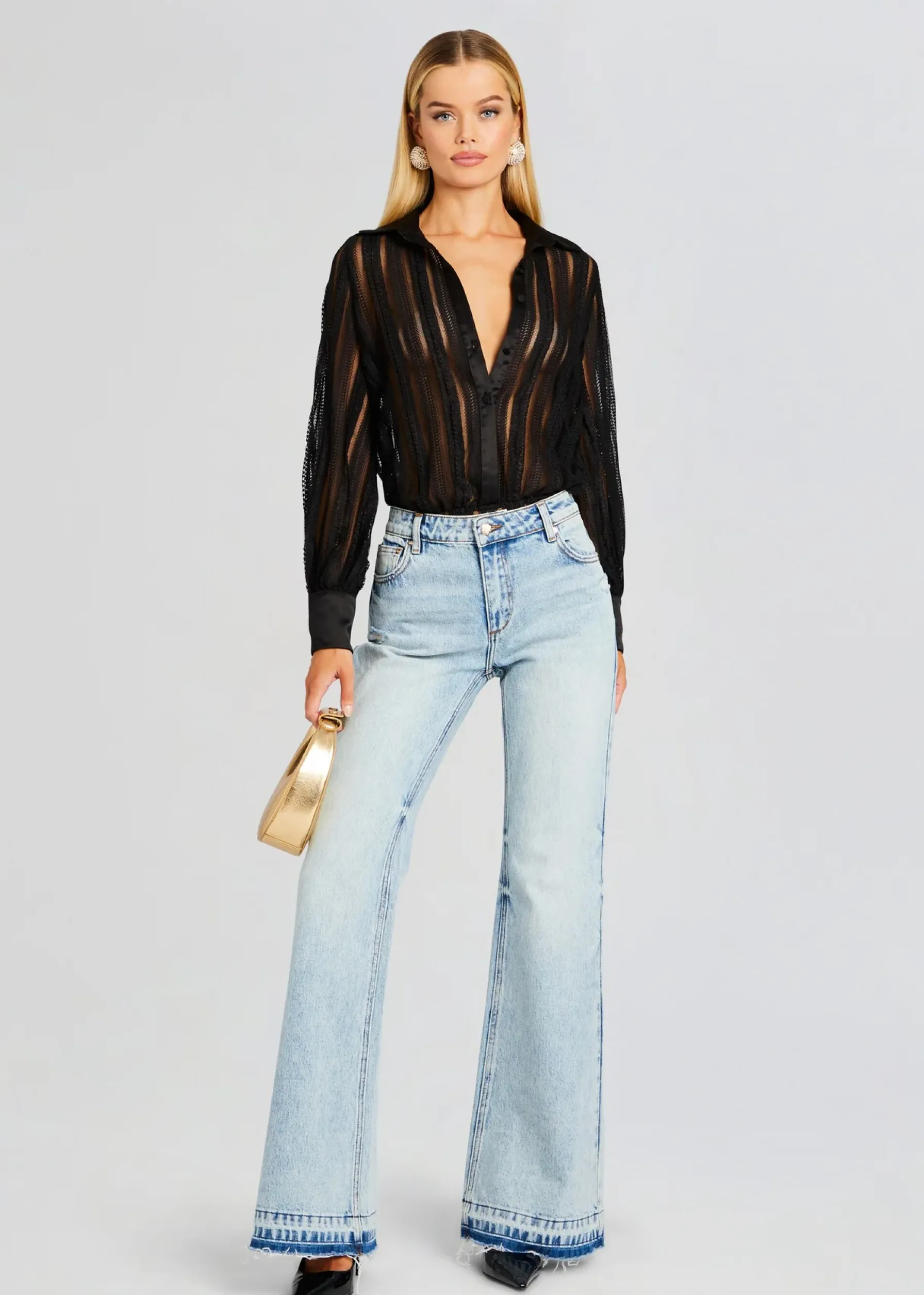 Retrofete Donney Bodysuit Black Sham Cheap